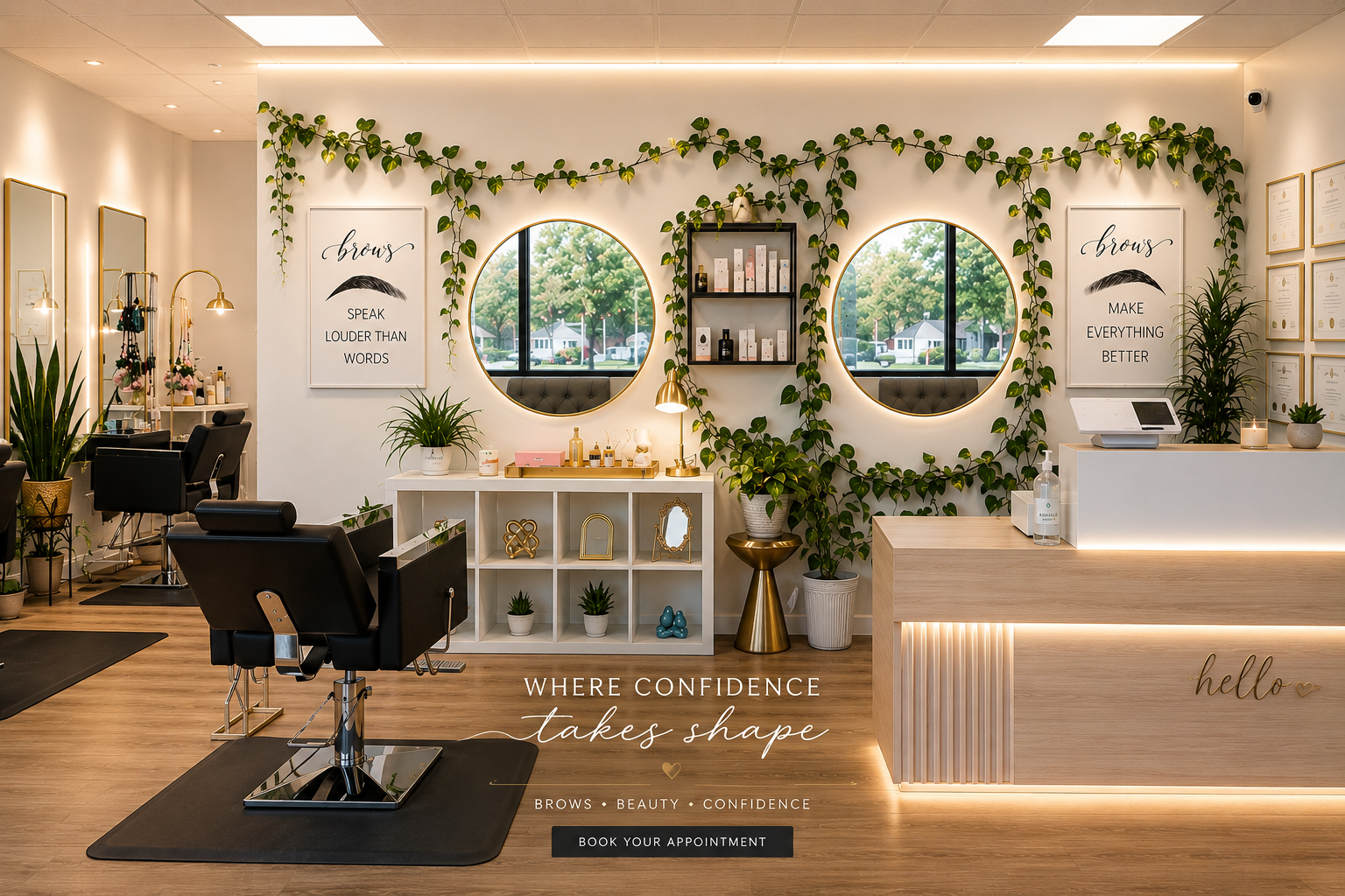 Shree Threading and Spa — eye + lash decorative hero